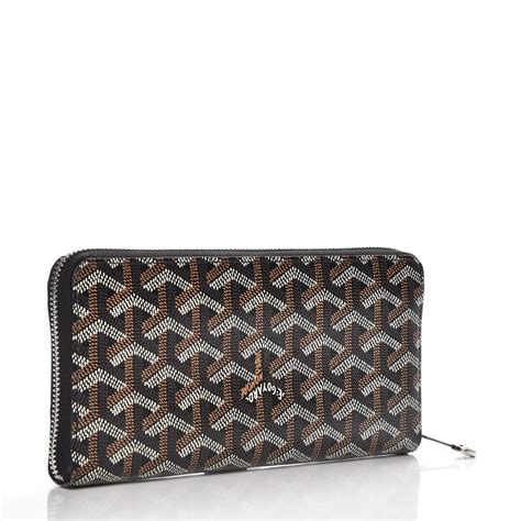 goyard wallet black|goyard matignon gm wallet price.